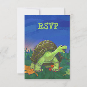 Cute Tortoise Party OSA Kort
