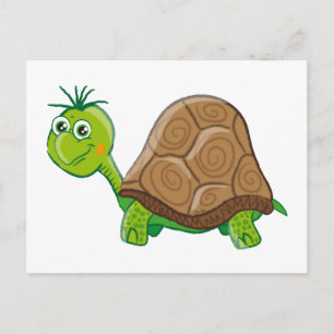 Cute Tortoise - vykort