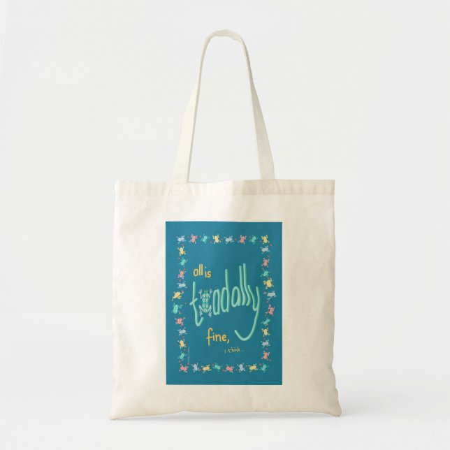 Cute tote bag tygkasse (Framsidan)