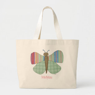 Cute Tote - Butterfly Kisses Jumbo Tygkasse