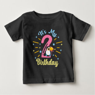Cute Toucan 2:a födelsedag 2-åring T Shirt