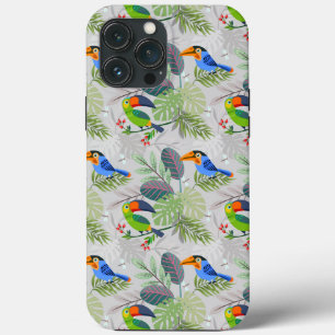 Cute Toucan-fågel, Mönster, vattenfärger