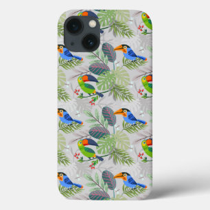 Cute Toucan-fågel, Mönster, vattenfärger