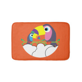 Cute Toucan | Kärlek Toucans | Funny Birds Mugg Se Badrumsmatta
