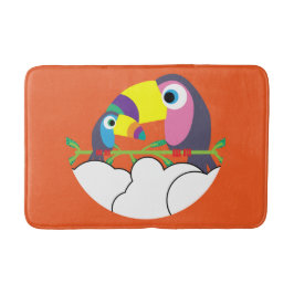 Cute Toucan | Kärlek Toucans | Funny Birds Mugg Se Badrumsmatta