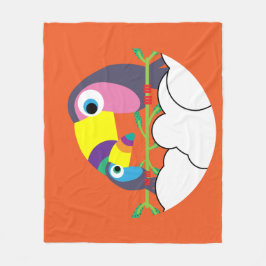 Cute Toucan | Kärlek Toucans | Funny Birds Mugg Se Fleecefilt