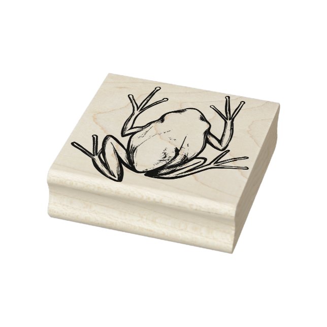 Cute Träd Frog Artistic Frogs I kärlek grodor Stämpel (Stämpel)