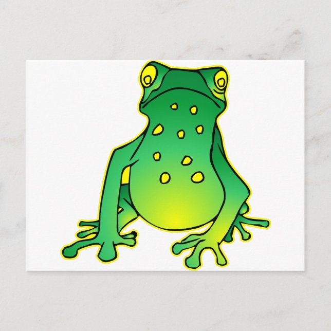 Cute Träd Frog Vykort (Framsida)