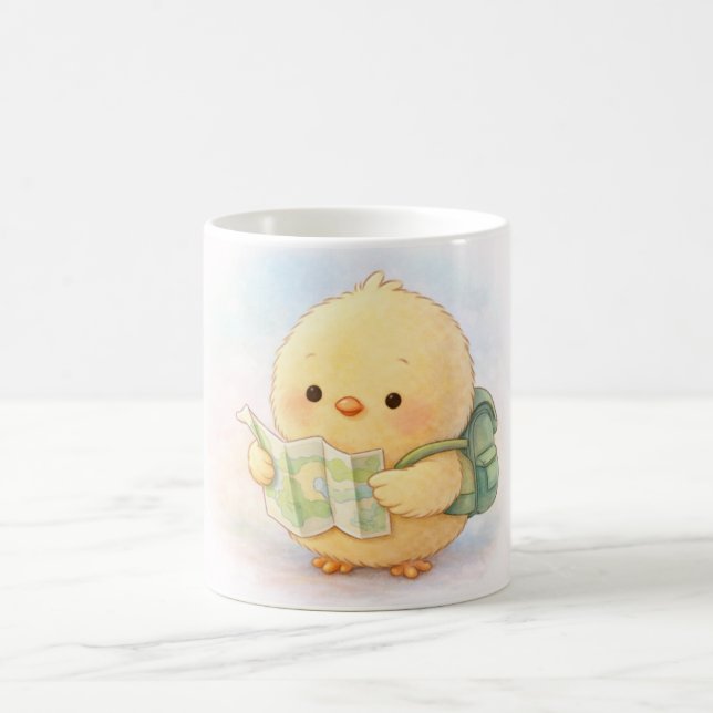 Cute Travel Chick Alma Mug Kaffemugg (Center)