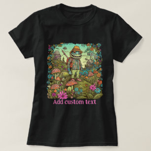 Cute Traveler grog hippie-skog, Toad Älskare T Shirt