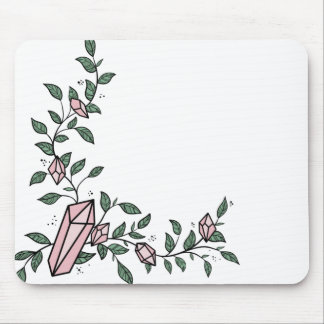 Cute Trendig Girly Flower Vine Rosa Gem Crystal Musmatta