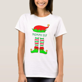 Cute Trendig Mamma Elf jul T-Shirt