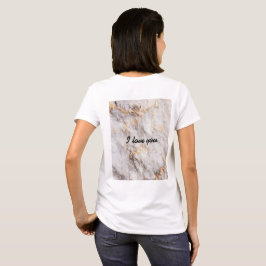 Cute Trendig Marble T Shirt