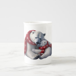 Cute Trendig Modern Funny God jul Benporslin Mugg
