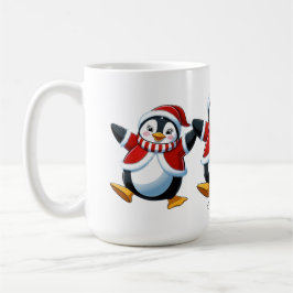 Cute Trendig Modern Funny God jul Kaffemugg