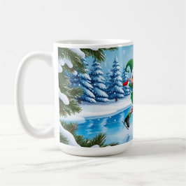 Cute Trendig Modern Funny God jul Kaffemugg