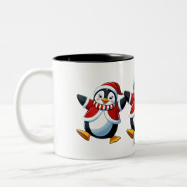 Cute Trendig Modern Funny God jul Två-Tonad Mugg