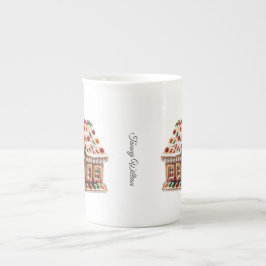 Cute Trendig Modern Funny Humor God jul Benporslin Mugg