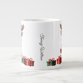 Cute Trendig Modern Humor Funny jul Jumbo Mugg