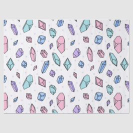 Cute Trendig Pastel Gemstones Gems Crystal Mönster