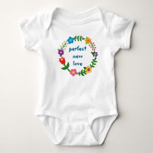 Cute Trendig Perfekt New Kärlek Baby Bodydress Flo T-shirt