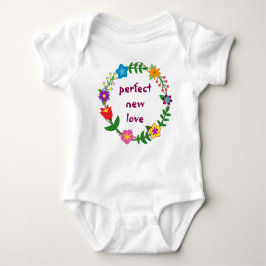 Cute Trendig Perfekt New Kärlek Baby Bodydress Flo Tee