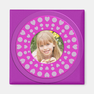 Cute trendig rosa ram-mall magnet