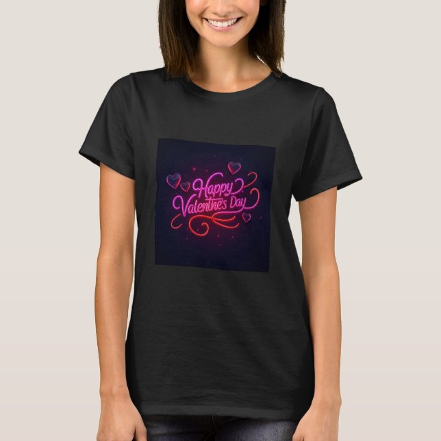 Cute & Trendig Se alla hjärtans dag T Shirt (Framsida)