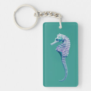 Cute Trendig Seahorse Sjöliv Beach Tema