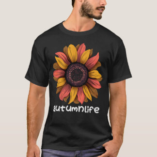 Cute-Trendiget - vacker höstsäsong solros T Shirt