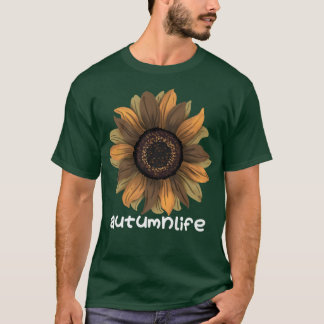 Cute-Trendiget - vacker höstsäsong solros T Shirt