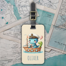 Cute Trex Dino Boat Kapten