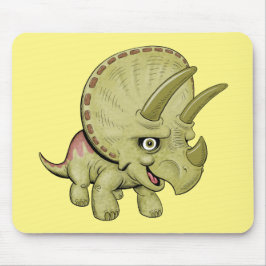 Cute Triceratops Mouse Pad Musmatta
