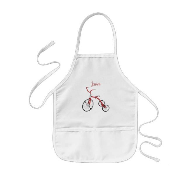Cute Tricle Teckning Aprons Barnförkläde (Framsidan)