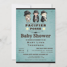 Cute Triplets Nappar har Westerna babyskor för ba