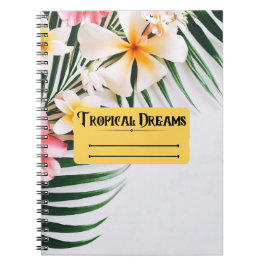 Cute Tropical Dreams Notebook Anteckningsbok