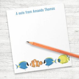 Cute Tropical Fish Personlig Anteckningsblock