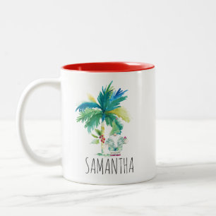 Cute Tropical Jul Kaffe koppar