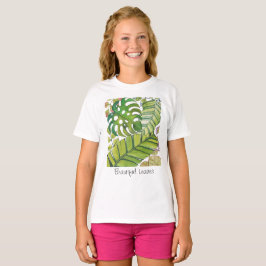 Cute Tropical Löv in Watercolor T Shirt