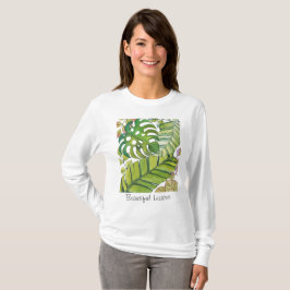 Cute Tropical Löv in Watercolor T Shirt