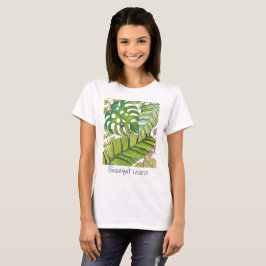Cute Tropical Löv in Watercolor T Shirt