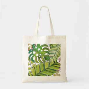 Cute Tropical Löv in Watercolor Tygkasse