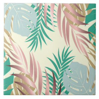 Cute Tropical Löv Kakelplatta