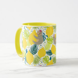 Cute Tropical Sloths Mugg