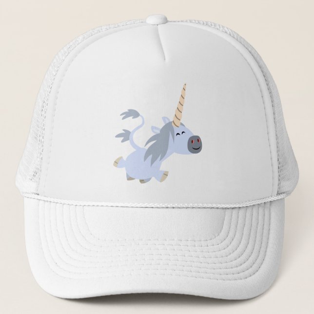 Cute Trotting Tecknad Unicorn Hat Keps (Framsida)