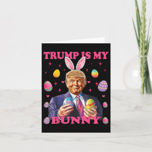Cute Trump är min Påskägg Glad påsk Da Kort