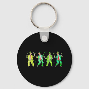 Cute Trump Dance St. Patricks Day Funny Trump Patr Nyckelring