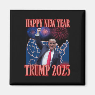 Cute Trump Gott nytt år 2025 45 47 Outlaw Won Sa Magnet