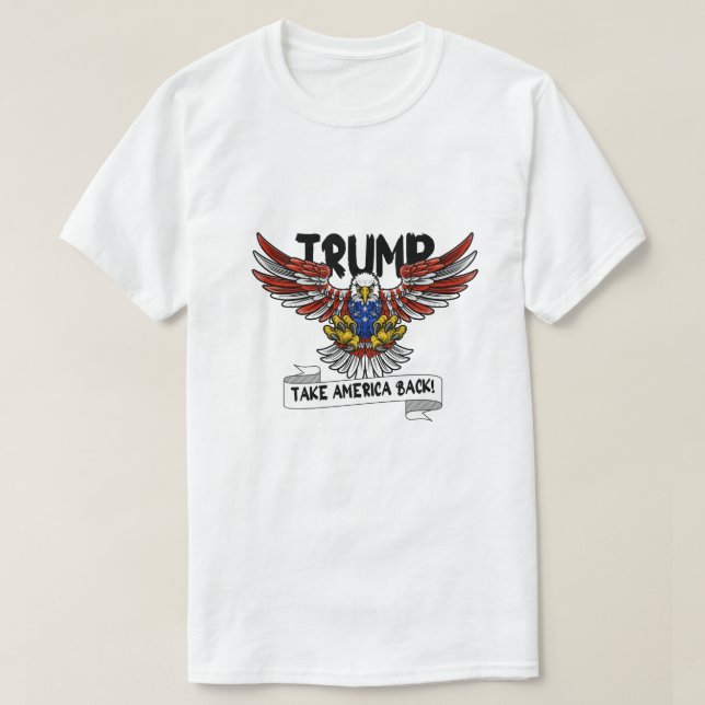 Cute Trump take america back  T Shirt (Design framsida)