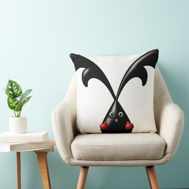 Cute Tuff Bunny Boxer Rabbit Kudde (Stol)